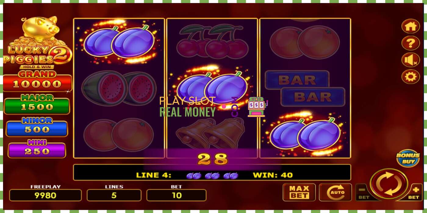 තව් Lucky Piggies 2 Hold & Win සැබෑ මුදල් සඳහා, පින්තූරය - 2