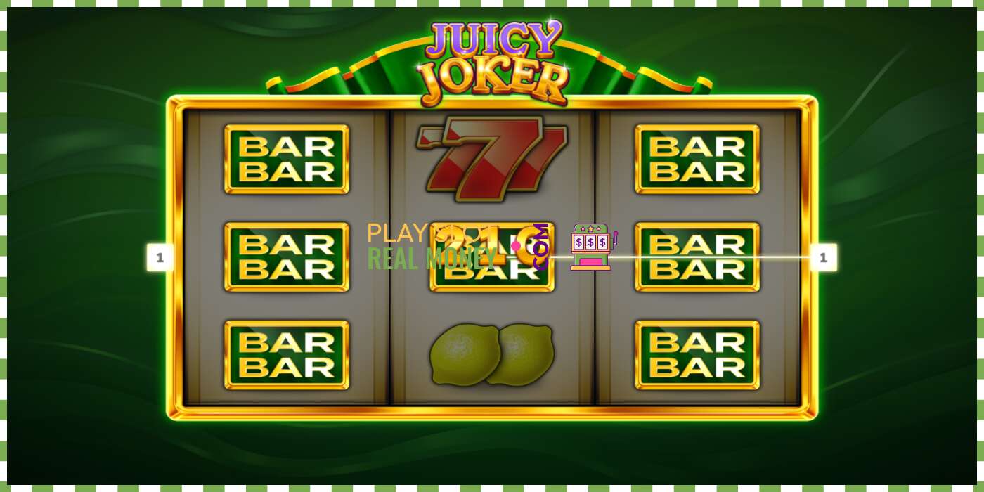 រន្ធដោត Juicy Joker សម្រាប់ប្រាក់ពិត, រូបភាព - 2