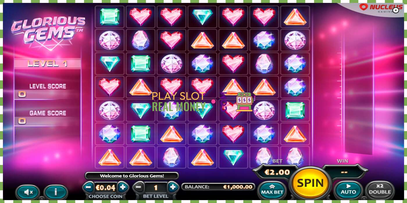 Sliotán Glorious Gems ar airgead fíor, pictiúr - 1