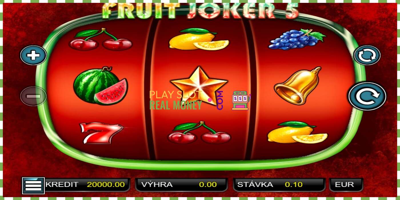 තව් Fruit Joker 5 සැබෑ මුදල් සඳහා, පින්තූරය - 1
