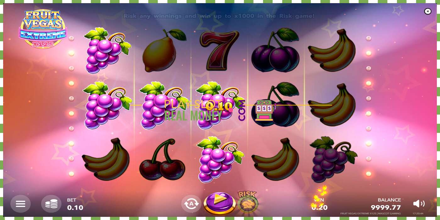 Yanayopangwa Fruit Vegas Extreme x125 kwa pesa halisi, picha - 3