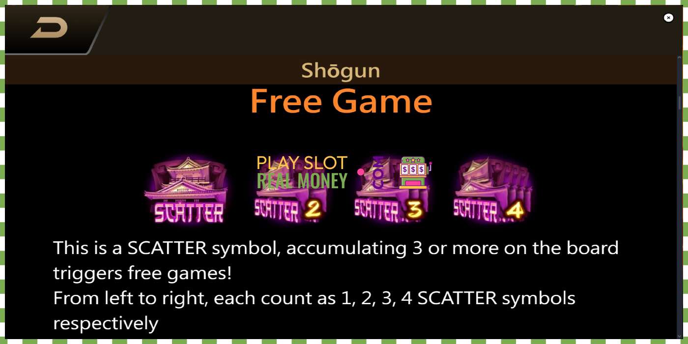 Slot Shogun za skutečné peníze, obrázek - 5