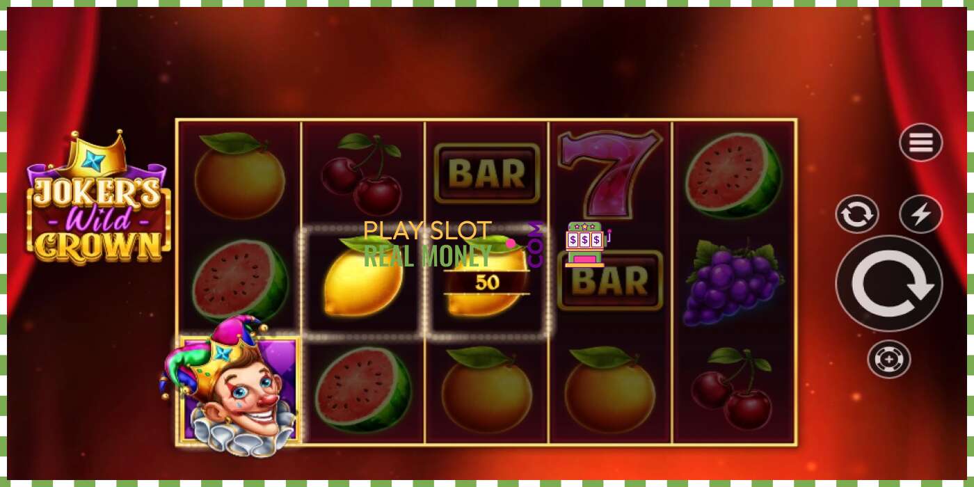 រន្ធដោត Jokers Wild Crown សម្រាប់ប្រាក់ពិត, រូបភាព - 3