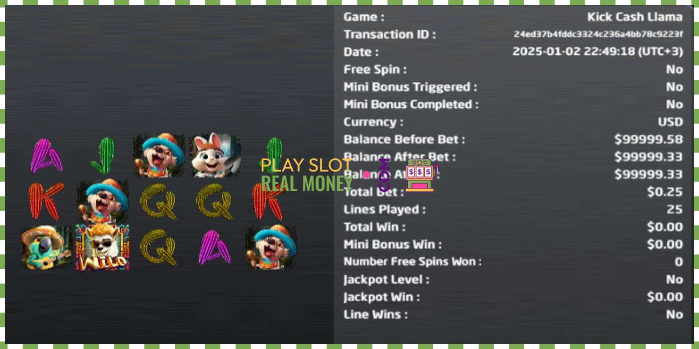រន្ធដោត Kick Cash Llama សម្រាប់ប្រាក់ពិត, រូបភាព - 5
