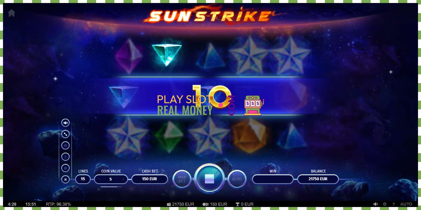 Fente Sun Strike pour de largent réel, photo - 3