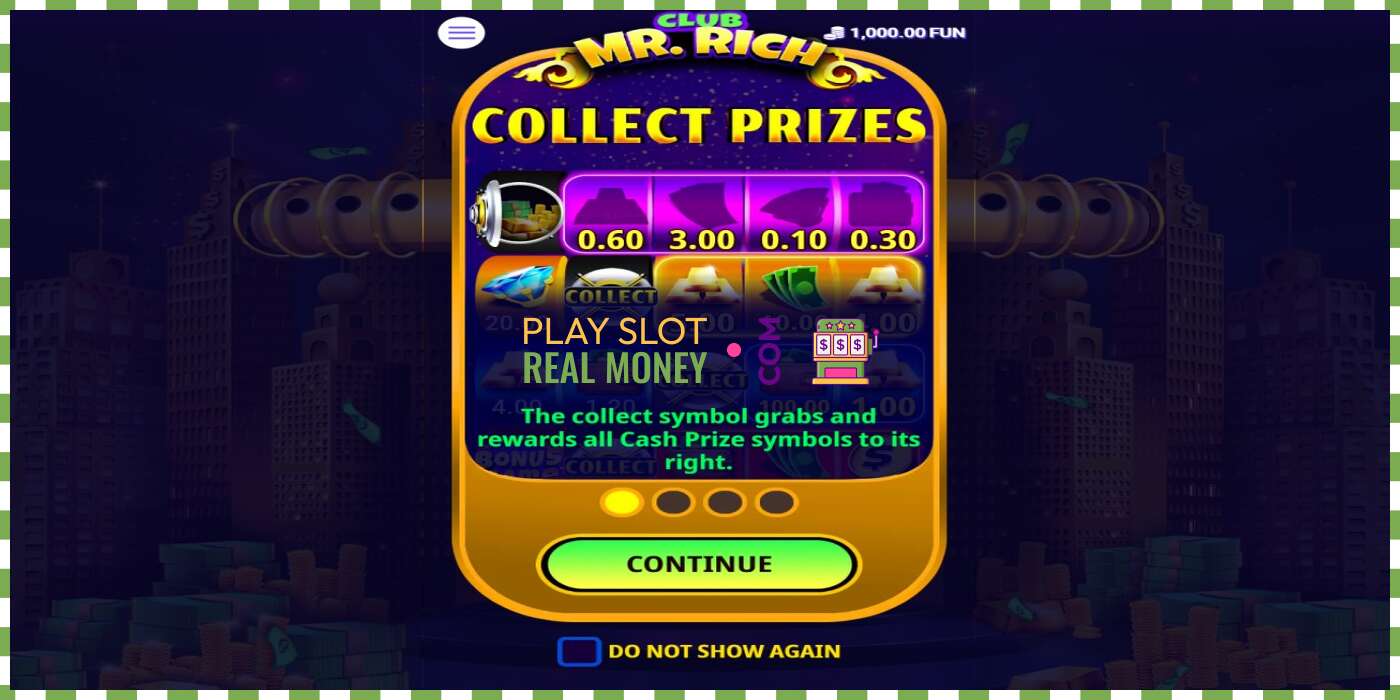 រន្ធដោត Club Mr. Rich សម្រាប់ប្រាក់ពិត, រូបភាព - 1