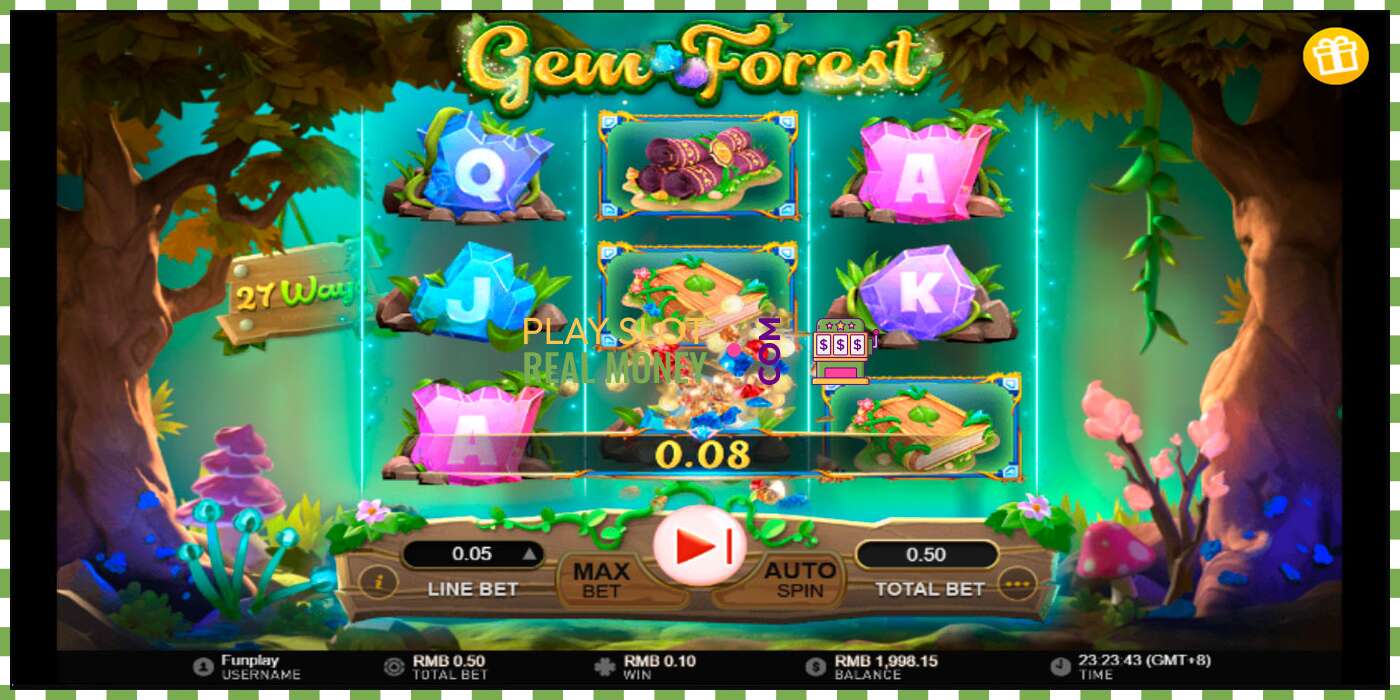 រន្ធដោត Gem Forest សម្រាប់ប្រាក់ពិត, រូបភាព - 4