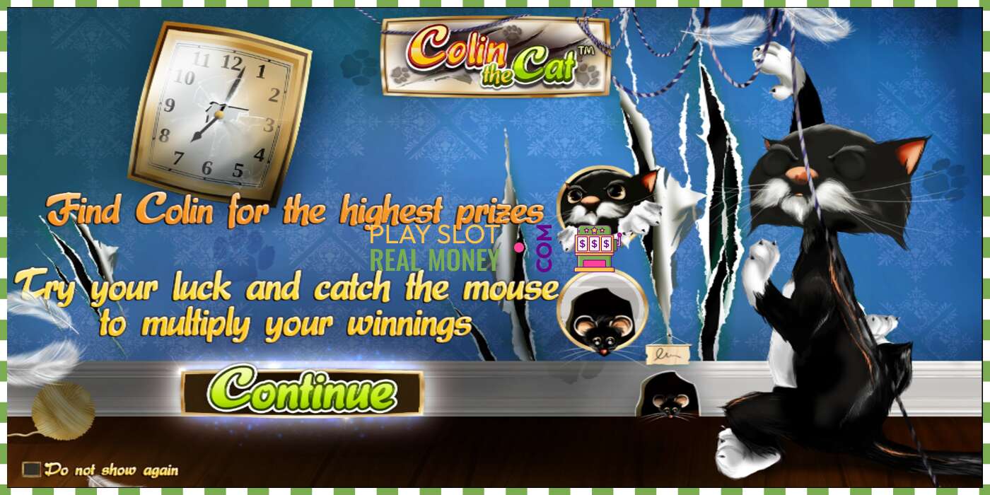រន្ធដោត Charlie the Cat សម្រាប់ប្រាក់ពិត, រូបភាព - 1