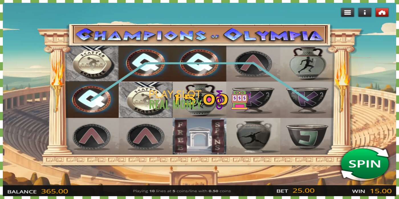 Fente Champions of Olympia pour de largent réel, photo - 3 Fente Champions of Olympia pour de largent réel, photo - 3