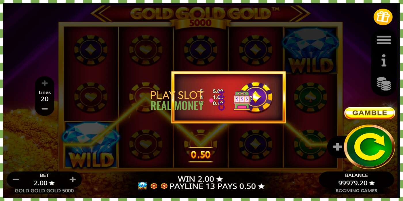 Slot Gold Gold Gold 5000 za skutočné peniaze, obrázok - 6