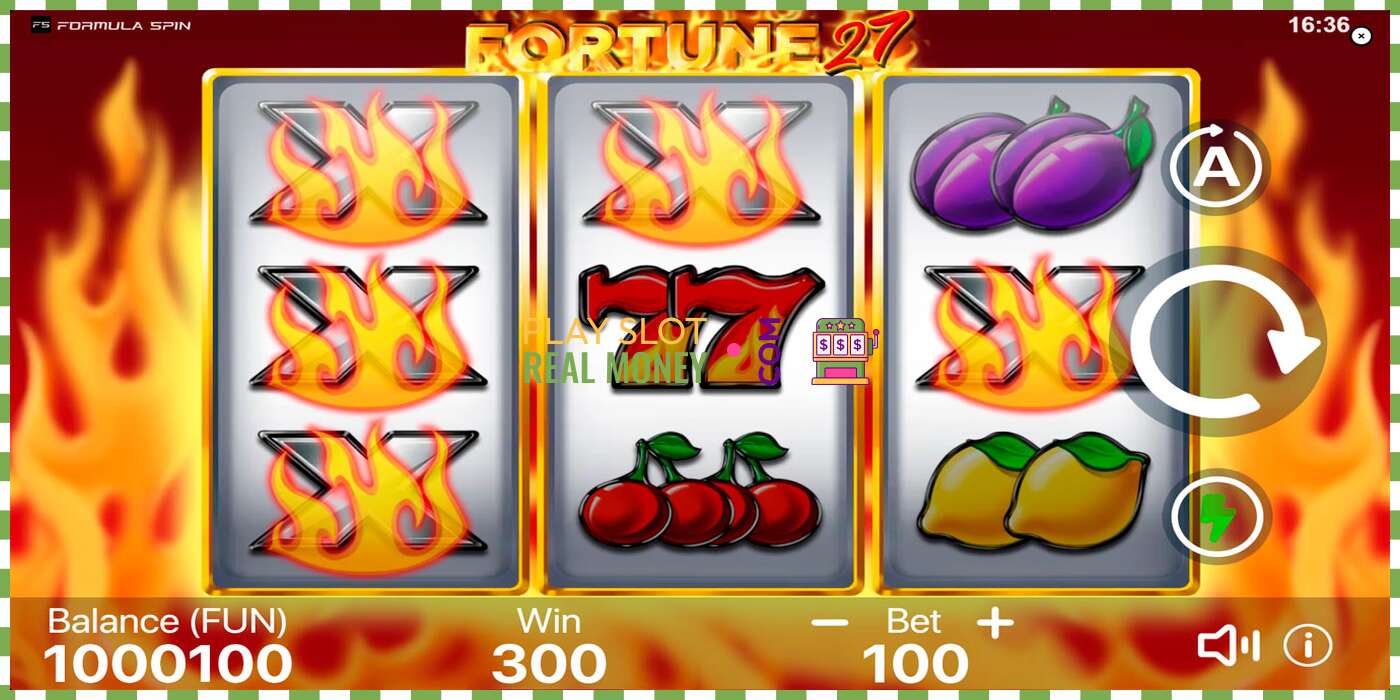 រន្ធដោត Fortune 27 សម្រាប់ប្រាក់ពិត, រូបភាព - 5