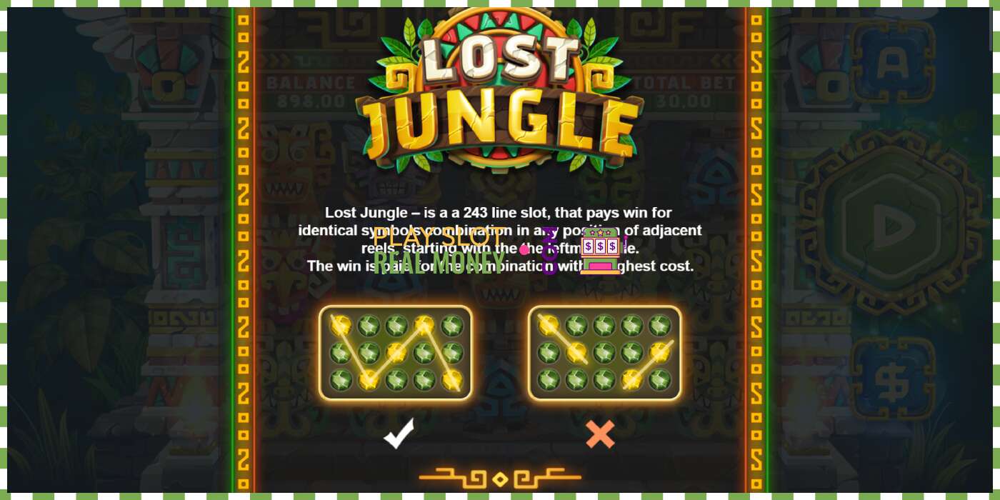 រន្ធដោត Lost Jungle សម្រាប់ប្រាក់ពិត, រូបភាព - 5 រន្ធដោត Lost Jungle សម្រាប់ប្រាក់ពិត, រូបភាព - 5