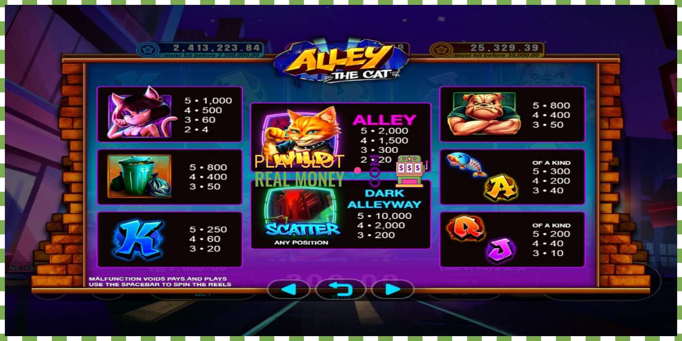 Slot Alley the Cat za skutečné peníze, obrázek - 3 Slot Alley the Cat za skutečné peníze, obrázek - 3