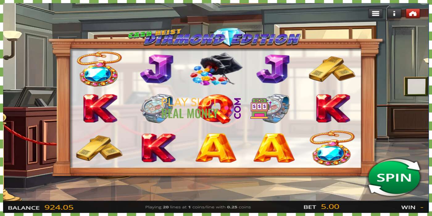 រន្ធដោត Cash Heist Diamond Edition សម្រាប់ប្រាក់ពិត, រូបភាព - 1 រន្ធដោត Cash Heist Diamond Edition សម្រាប់ប្រាក់ពិត, រូបភាព - 1