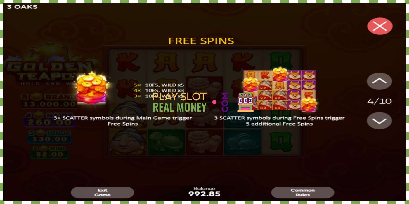 Slot Golden Teapot for real money, picture - 6