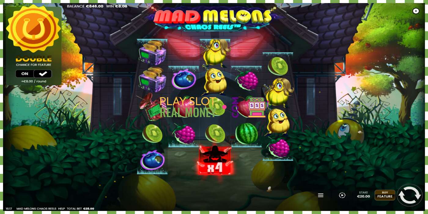 រន្ធដោត Mad Melons Chaos Reels សម្រាប់ប្រាក់ពិត, រូបភាព - 4
