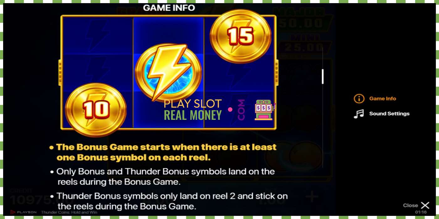 Slot Thunder Coins za skutočné peniaze, obrázok - 5