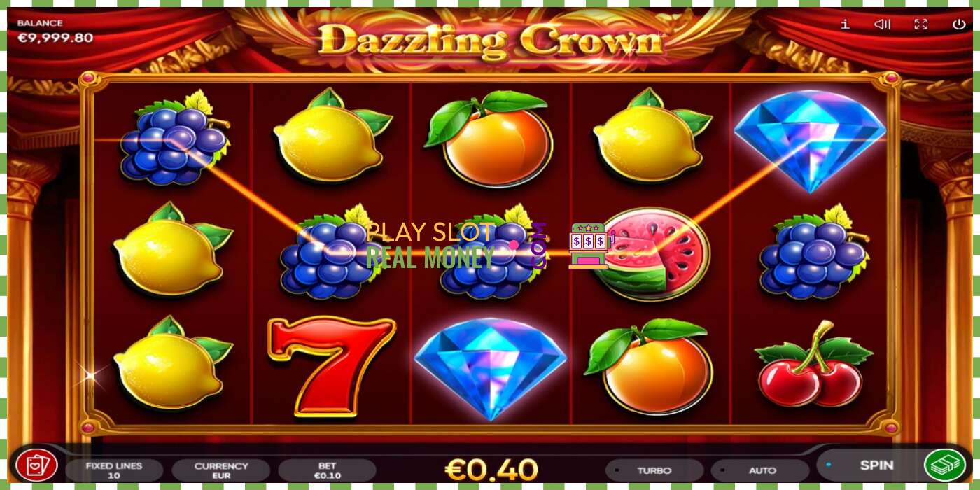 រន្ធដោត Dazzling Crown សម្រាប់ប្រាក់ពិត, រូបភាព - 2