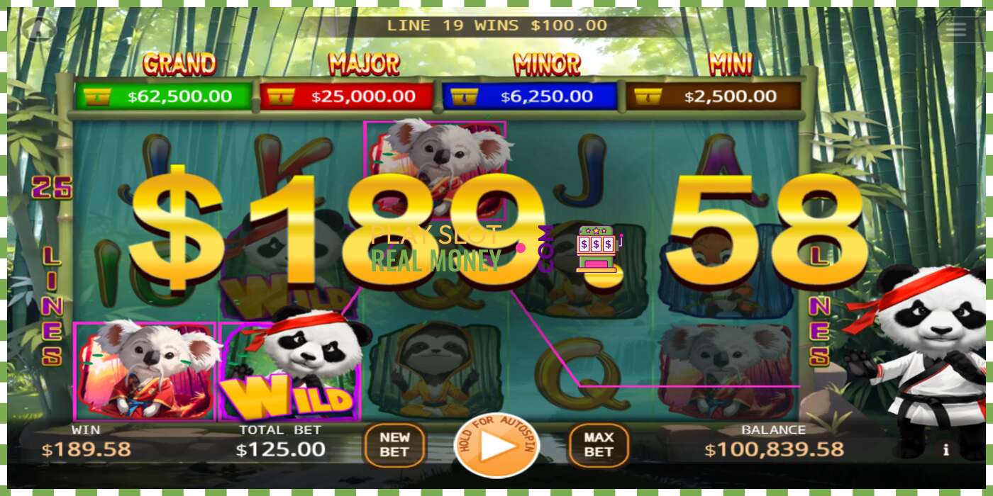 រន្ធដោត Kick Cash Panda សម្រាប់ប្រាក់ពិត, រូបភាព - 2 រន្ធដោត Kick Cash Panda សម្រាប់ប្រាក់ពិត, រូបភាព - 2