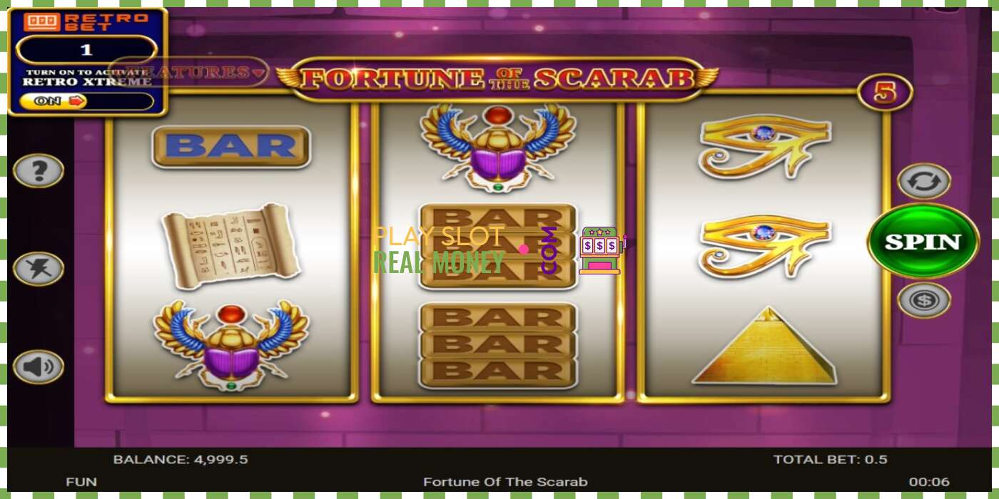 Slot Fortune of the Scarab za skutečné peníze, obrázek - 2