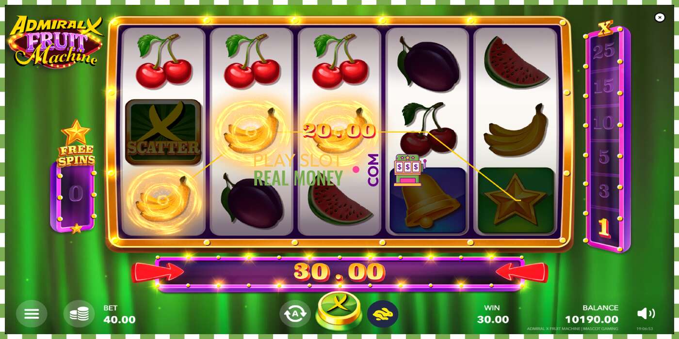 រន្ធដោត Admiral X Fruit Machine សម្រាប់ប្រាក់ពិត, រូបភាព - 4 រន្ធដោត Admiral X Fruit Machine សម្រាប់ប្រាក់ពិត, រូបភាព - 4