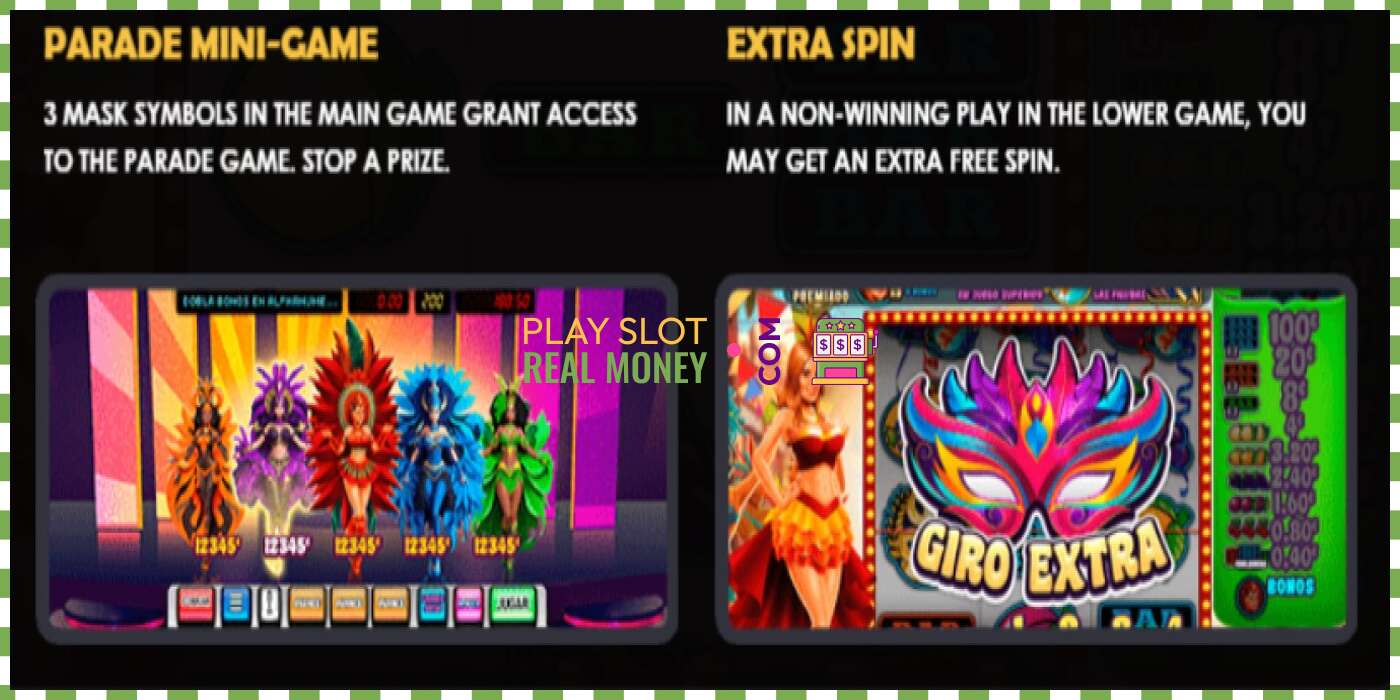 Slot Maria Lapiedra Carnaval za skutočné peniaze, obrázok - 5