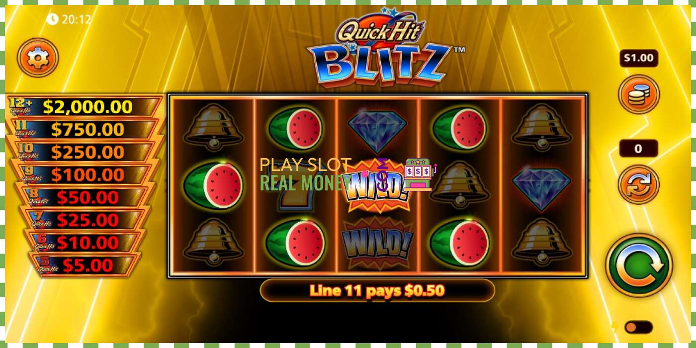 ສະລັອດຕິງ Quick Hit Blitz Gold ສໍາລັບເງິນທີ່ແທ້ຈິງ, ຮູບພາບ - 5 ສະລັອດຕິງ Quick Hit Blitz Gold ສໍາລັບເງິນທີ່ແທ້ຈິງ, ຮູບພາບ - 5