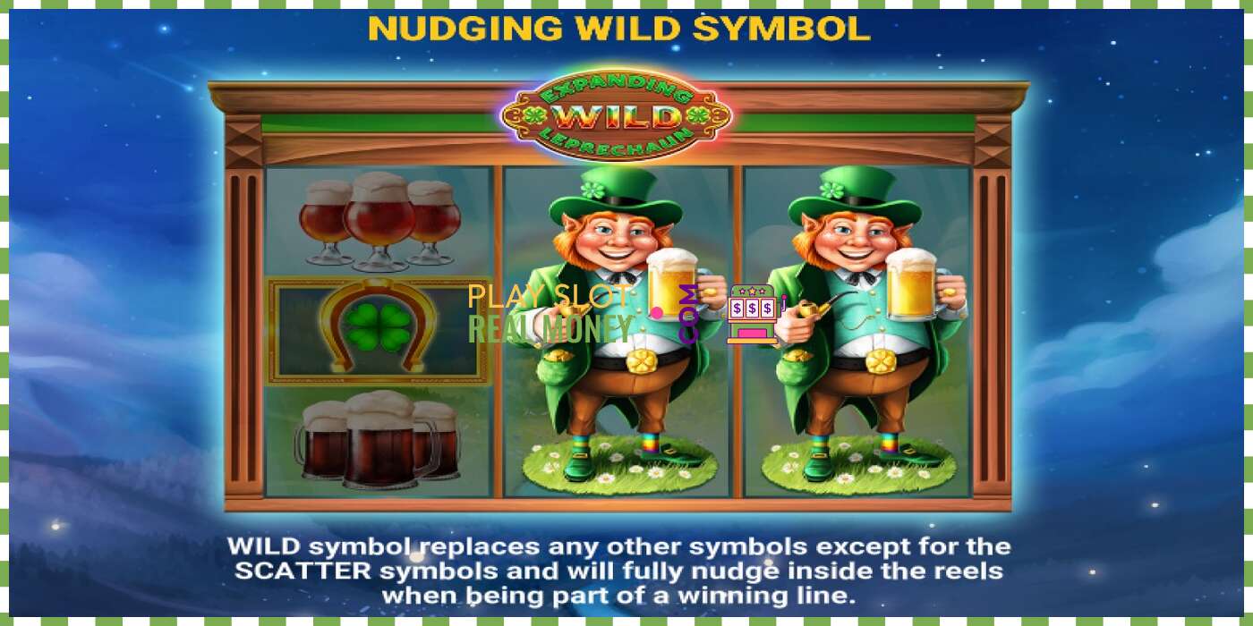 Slot Expanding Wild Leprechaun for real money, picture - 1