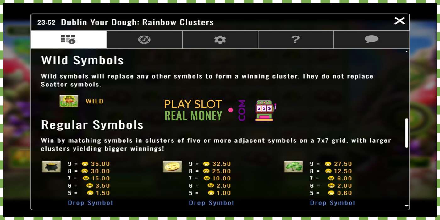 Slot Dublin Your Dough: Rainbow Clusters for real money, picture - 5 Slot Dublin Your Dough: Rainbow Clusters for real money, picture - 5