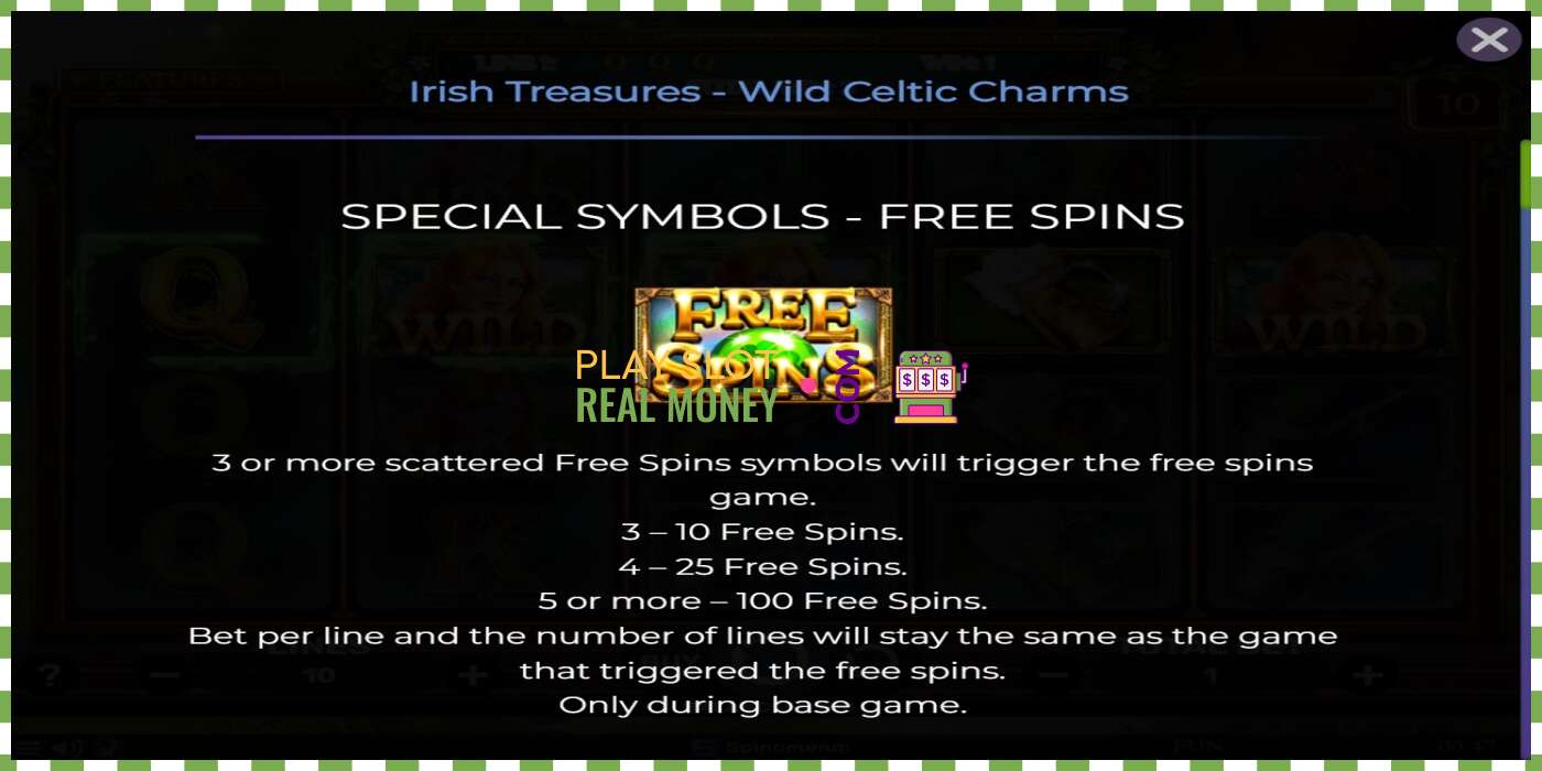 Slot Irish Treasures - Wild Celtic Charms for real money, picture - 4 Slot Irish Treasures - Wild Celtic Charms for real money, picture - 4