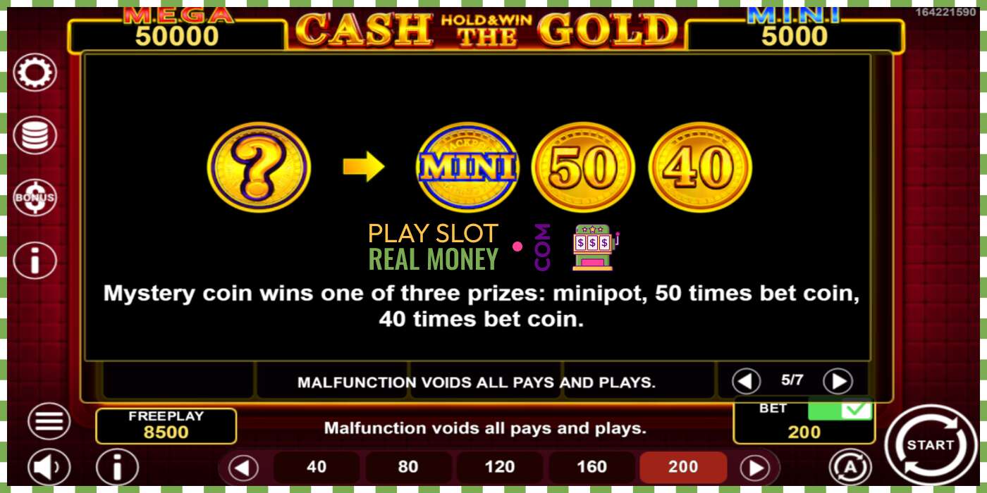 Slot Cash The Gold Hold & Win for real money, picture - 6 Slot Cash The Gold Hold & Win for real money, picture - 6