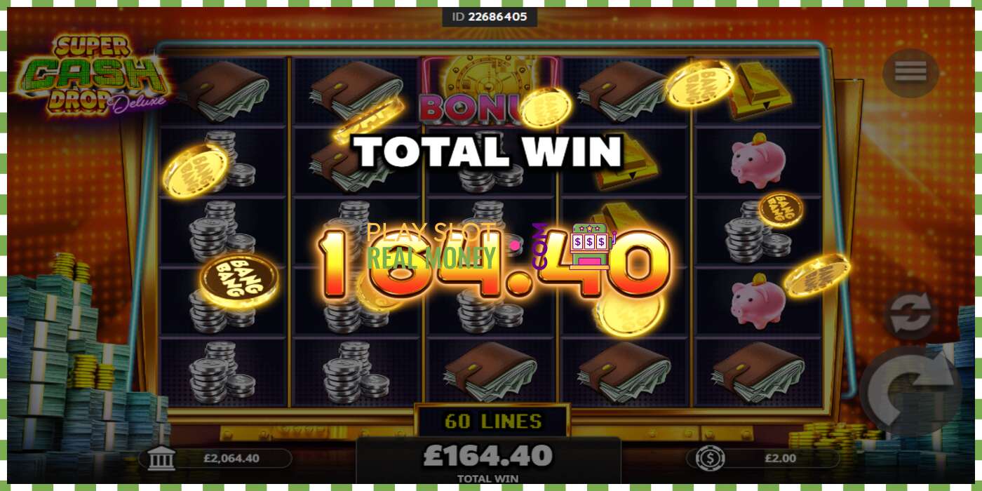 រន្ធដោត Super Cash Drop Deluxe សម្រាប់ប្រាក់ពិត, រូបភាព - 6
