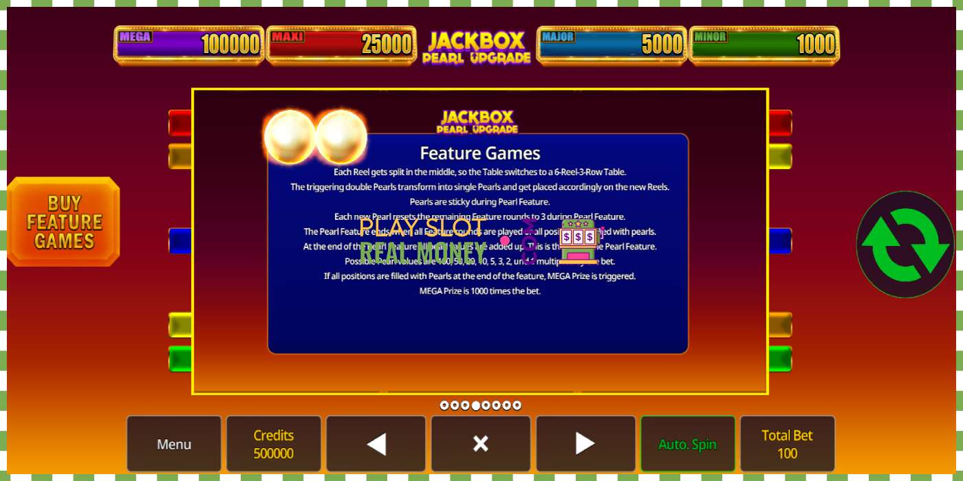 រន្ធដោត Jackbox Pearl Upgrade សម្រាប់ប្រាក់ពិត, រូបភាព - 7