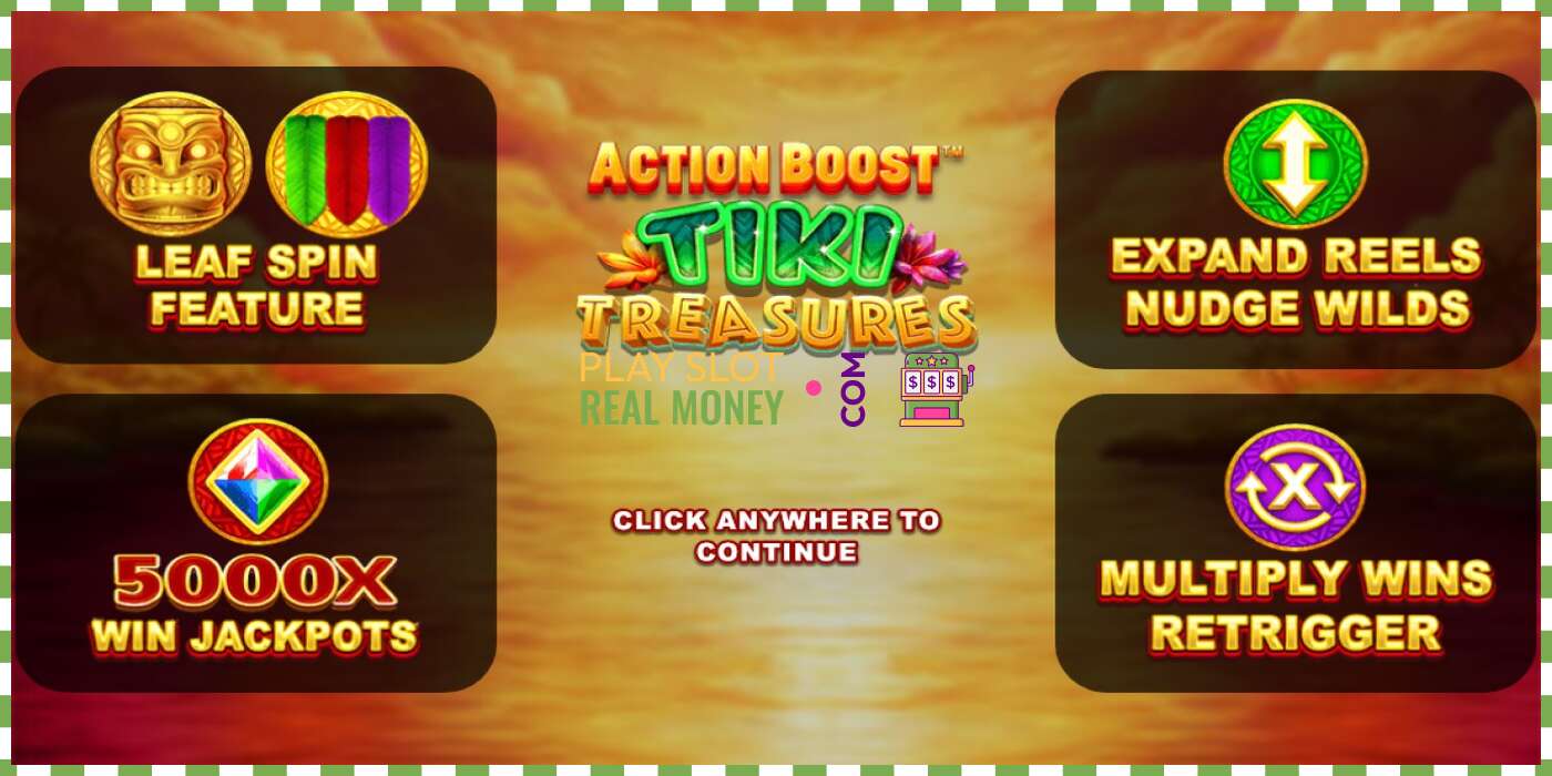 ສະລັອດຕິງ Action Boost Tiki Treasures ສໍາລັບເງິນທີ່ແທ້ຈິງ, ຮູບພາບ - 1 ສະລັອດຕິງ Action Boost Tiki Treasures ສໍາລັບເງິນທີ່ແທ້ຈິງ, ຮູບພາບ - 1