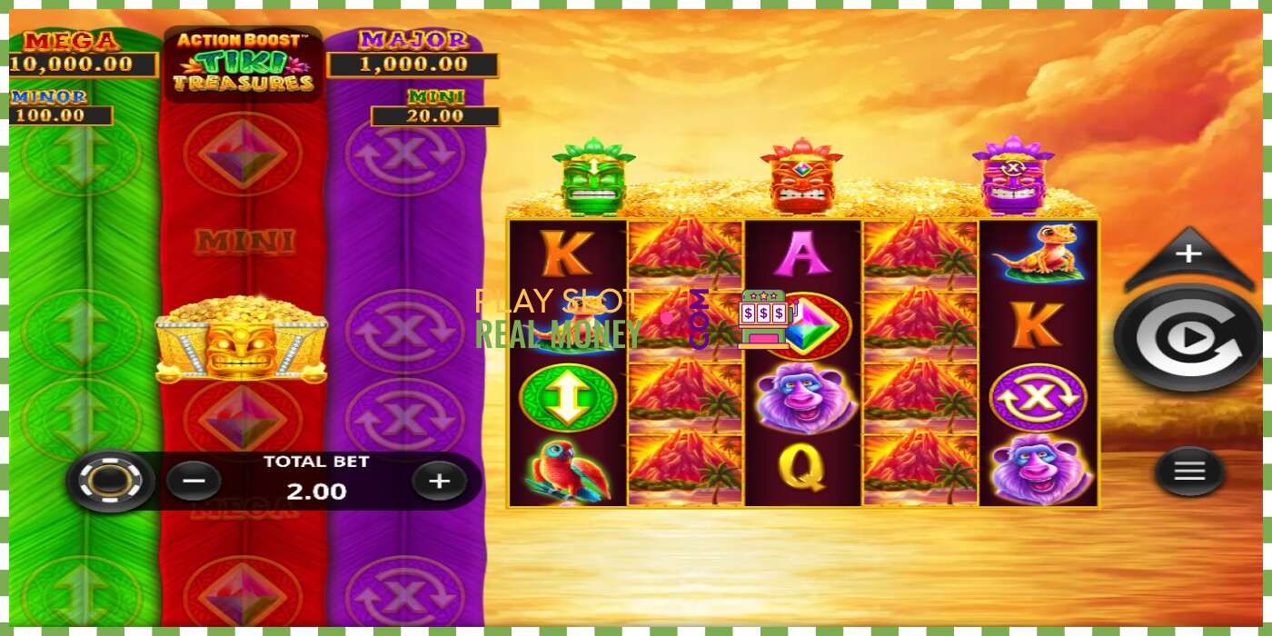 ສະລັອດຕິງ Action Boost Tiki Treasures ສໍາລັບເງິນທີ່ແທ້ຈິງ, ຮູບພາບ - 2 ສະລັອດຕິງ Action Boost Tiki Treasures ສໍາລັບເງິນທີ່ແທ້ຈິງ, ຮູບພາບ - 2