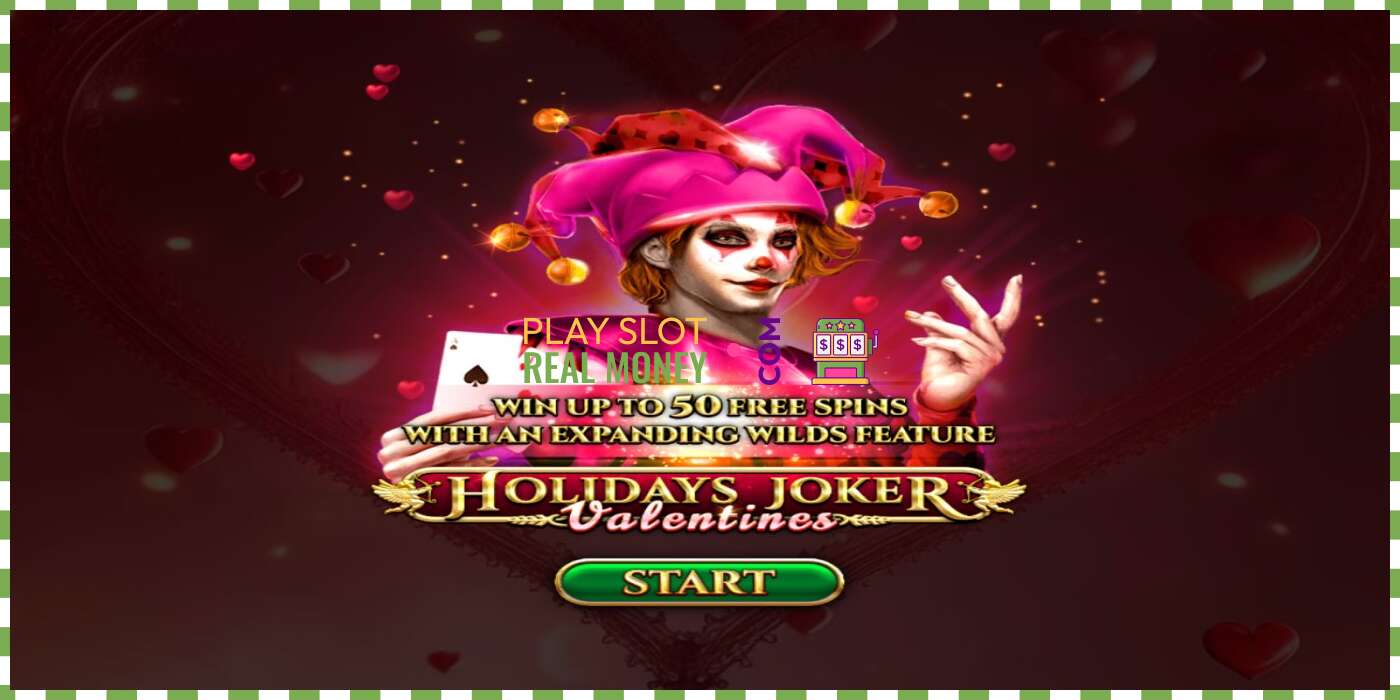 រន្ធដោត Holidays Joker - Valentines សម្រាប់ប្រាក់ពិត, រូបភាព - 1 រន្ធដោត Holidays Joker - Valentines សម្រាប់ប្រាក់ពិត, រូបភាព - 1