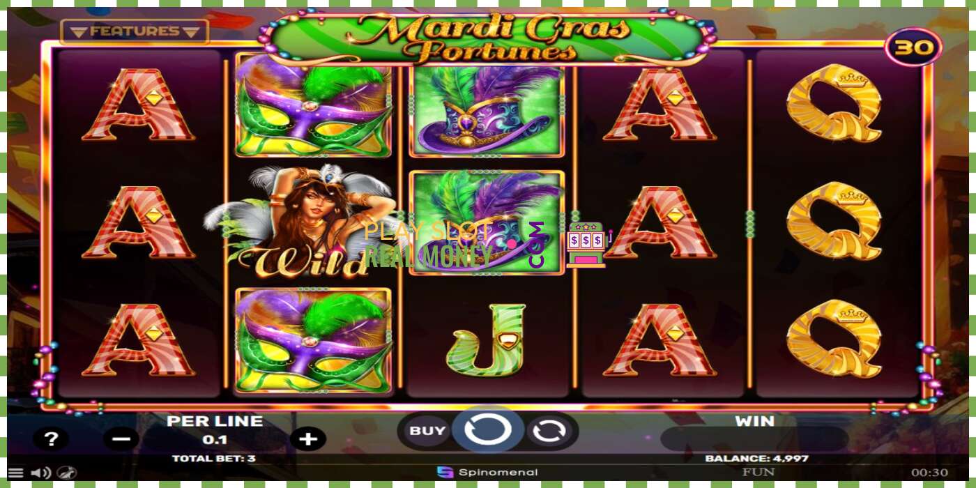 ສະລັອດຕິງ Mardi Gras Fortunes ສໍາລັບເງິນທີ່ແທ້ຈິງ, ຮູບພາບ - 2