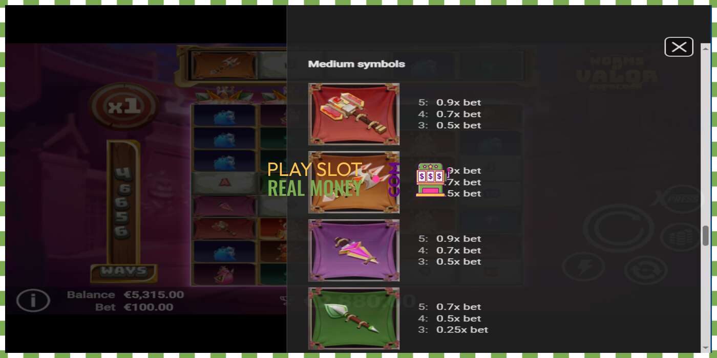 Slot Worms of Valor for real money, picture - 7 Slot Worms of Valor for real money, picture - 7