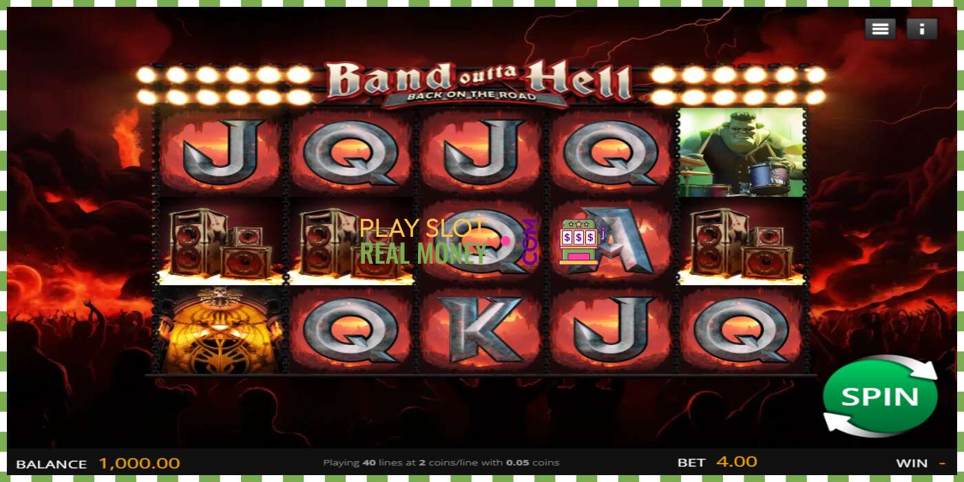 Slot Band Outta Hell - Back on the Road for real money, picture - 1 Slot Band Outta Hell - Back on the Road for real money, picture - 1