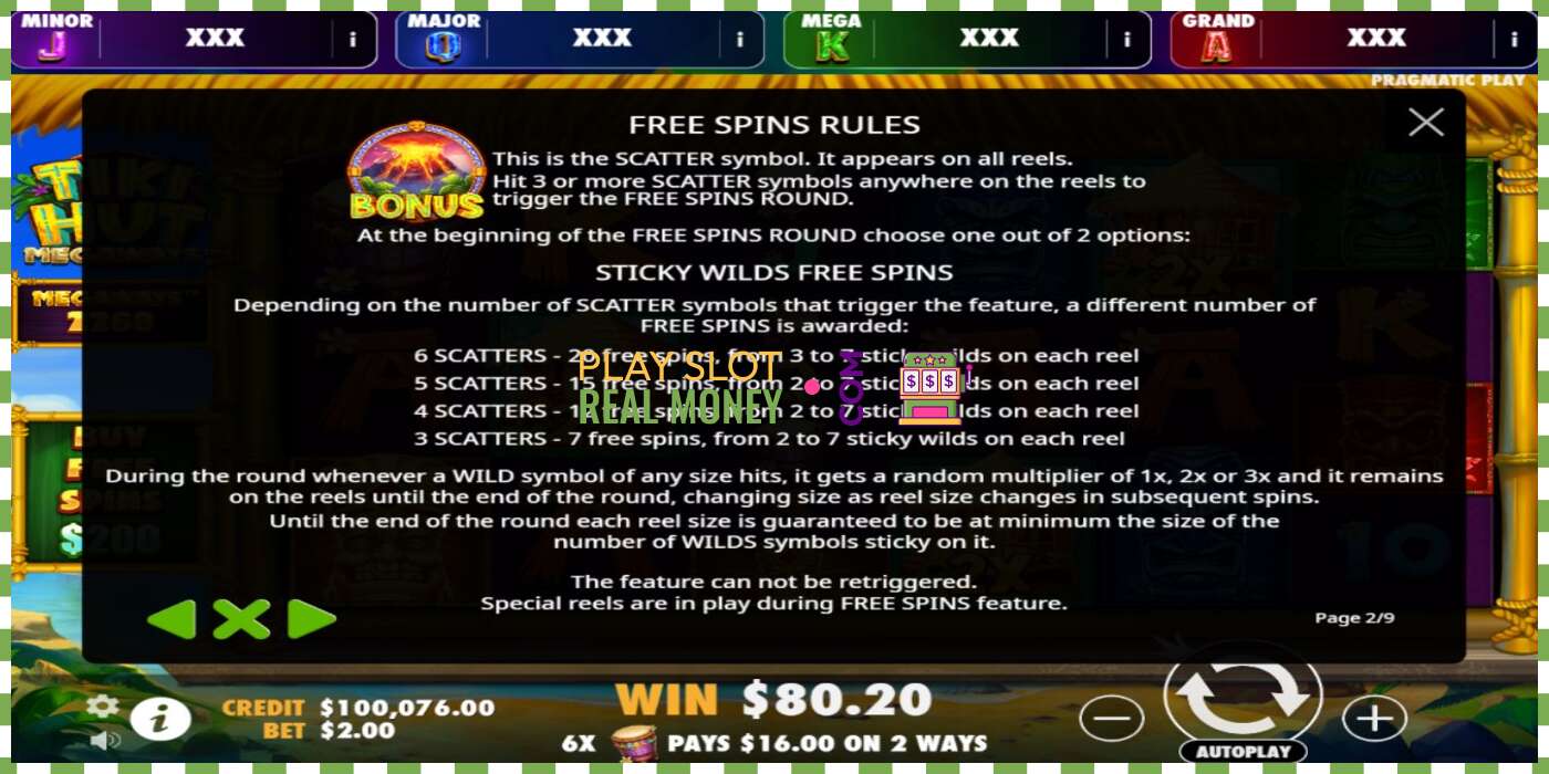 Slot Tiki Hut Megaways for real money, picture - 5