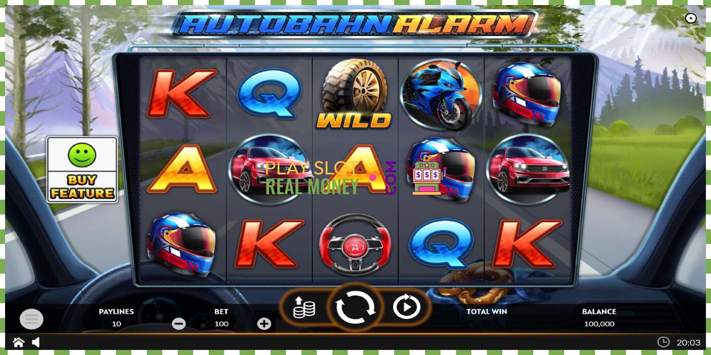 Slot Autobahn Alarm for real money, picture - 2