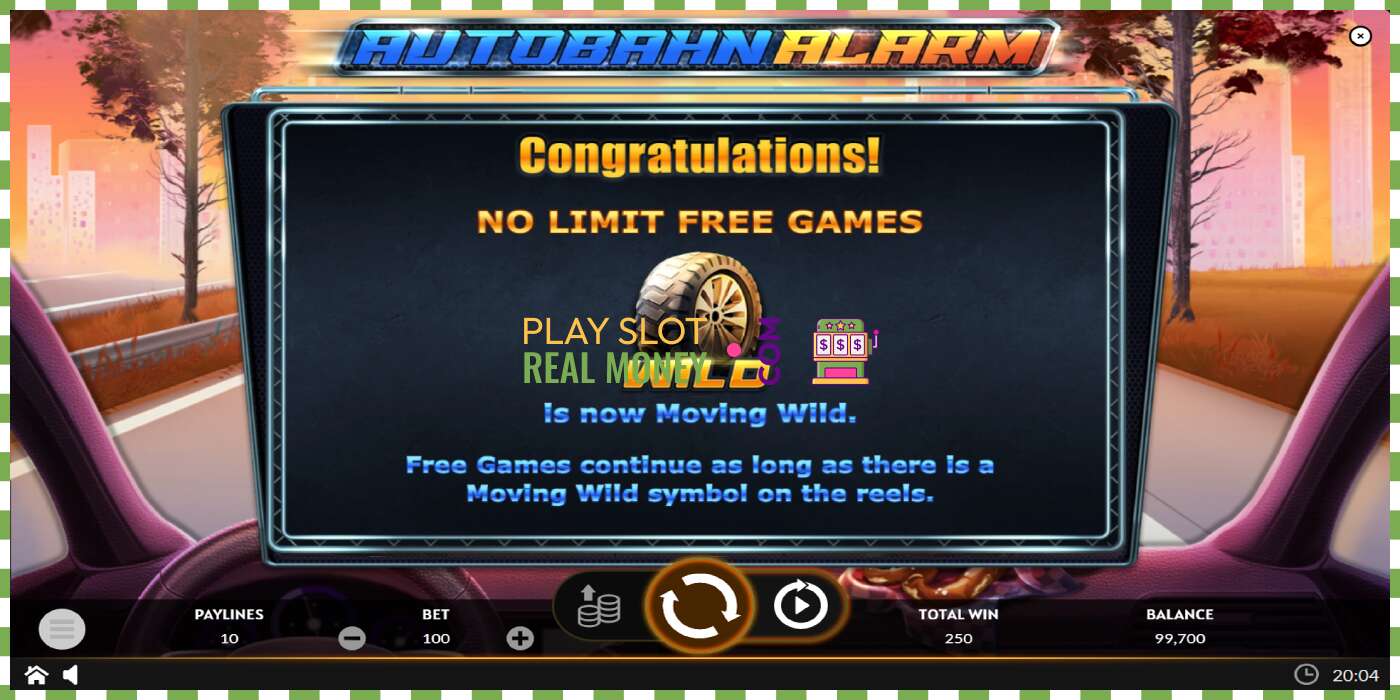 Slot Autobahn Alarm for real money, picture - 4