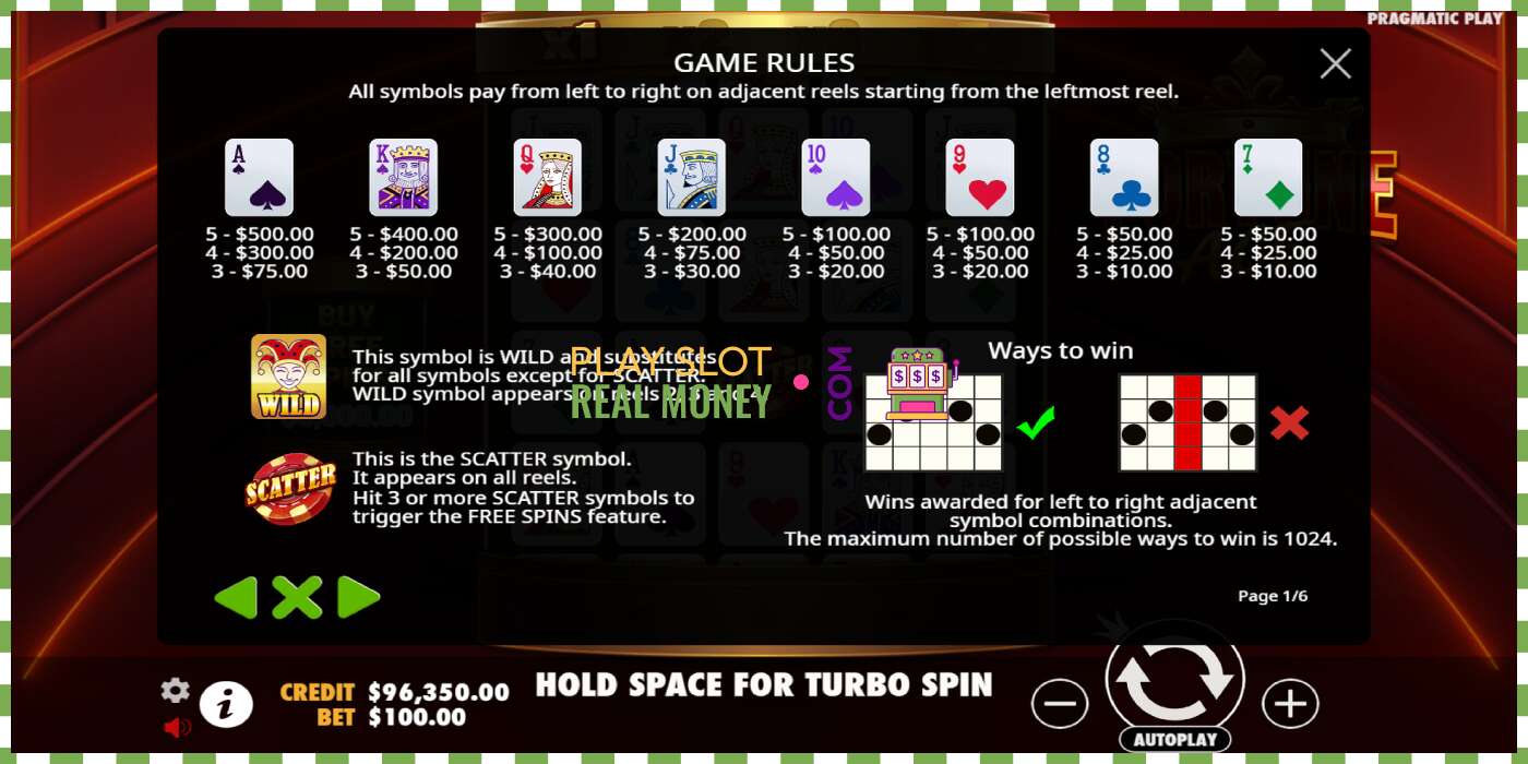 ສະລັອດຕິງ Fortune Ace ສໍາລັບເງິນທີ່ແທ້ຈິງ, ຮູບພາບ - 5 ສະລັອດຕິງ Fortune Ace ສໍາລັບເງິນທີ່ແທ້ຈິງ, ຮູບພາບ - 5