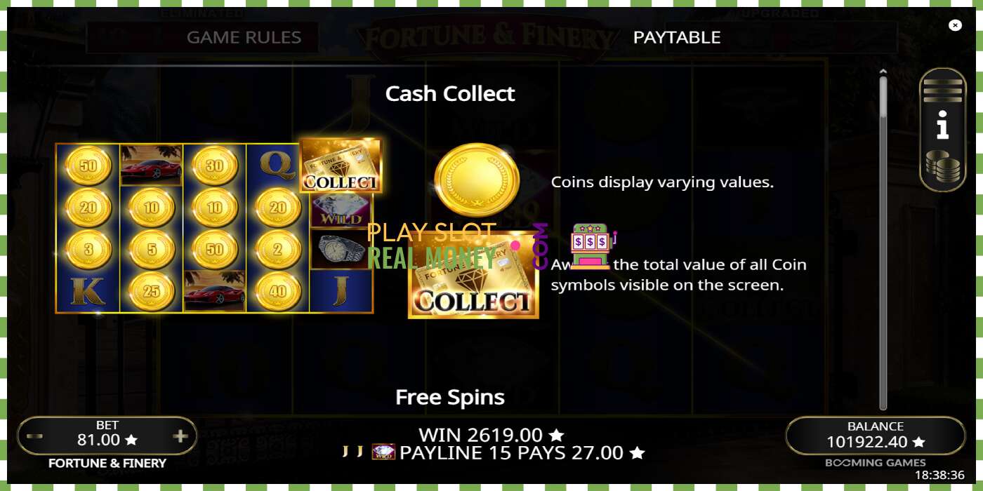 Slot Fortune & Finery for real money, picture - 5 Slot Fortune & Finery for real money, picture - 5