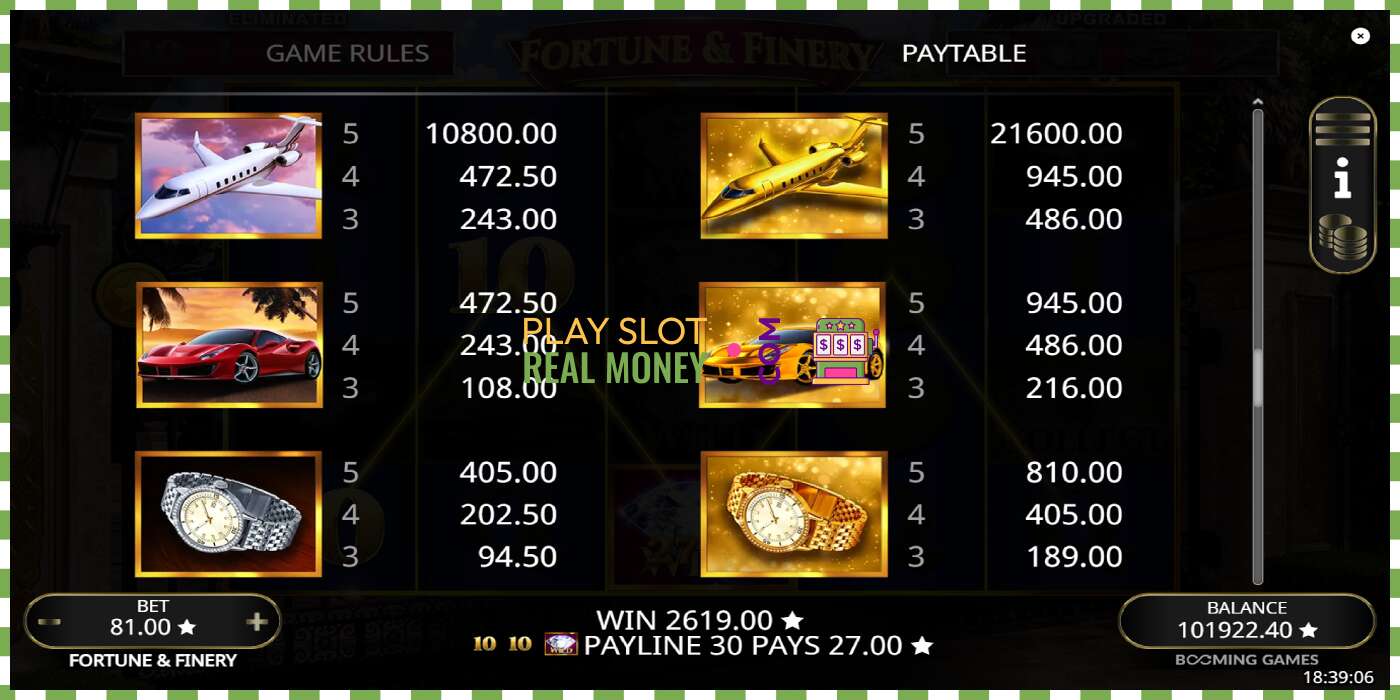 Slot Fortune & Finery for real money, picture - 6 Slot Fortune & Finery for real money, picture - 6