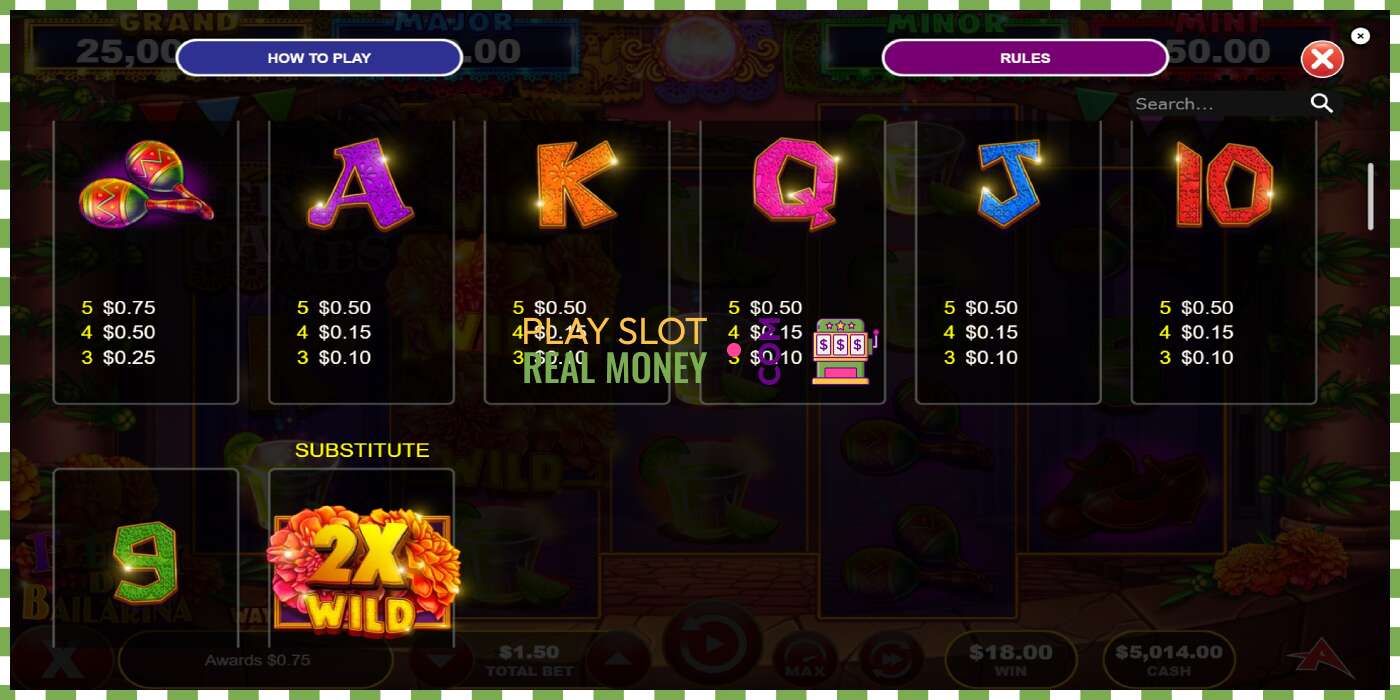 Slot Fiesta De Bailarina for real money, picture - 6