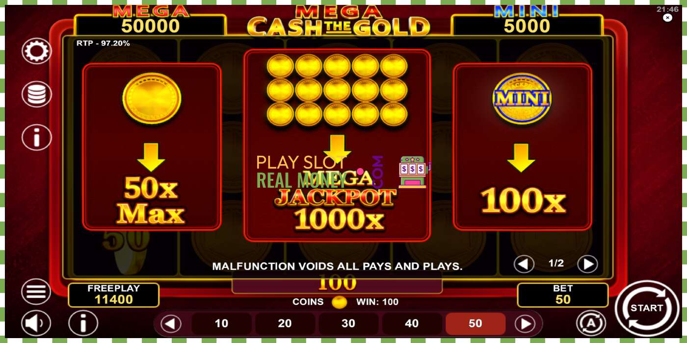 Slot Mega Cash The Gold for real money, picture - 6 Slot Mega Cash The Gold for real money, picture - 6