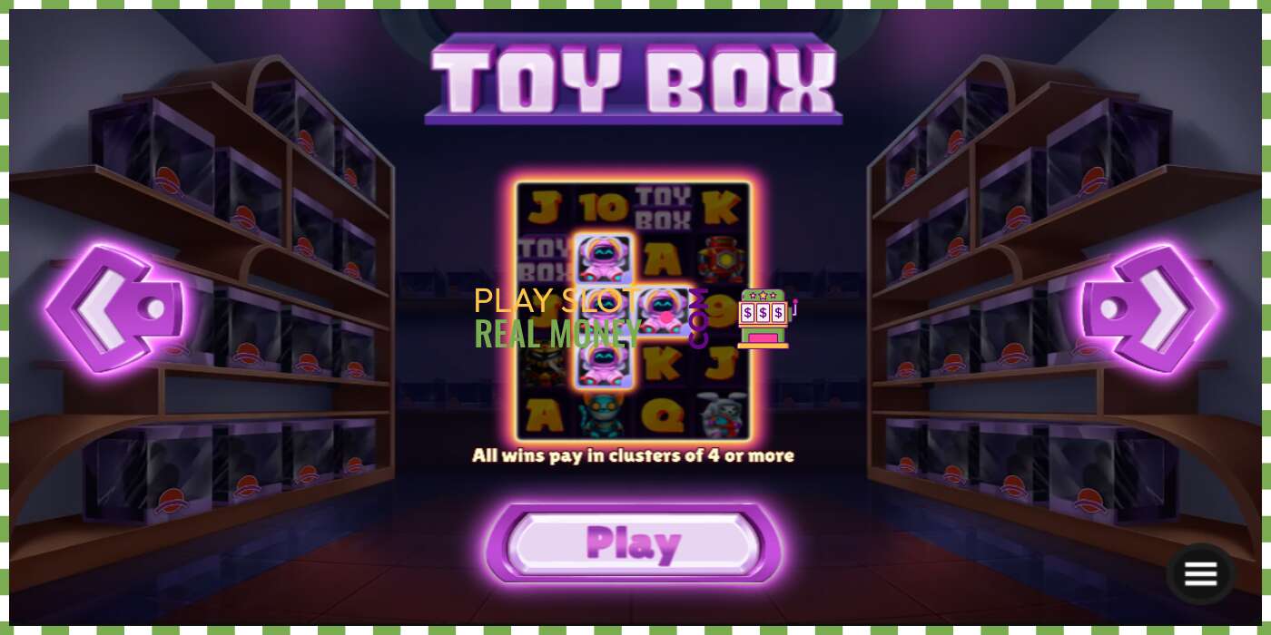 រន្ធដោត Toy Box សម្រាប់ប្រាក់ពិត, រូបភាព - 1 រន្ធដោត Toy Box សម្រាប់ប្រាក់ពិត, រូបភាព - 1