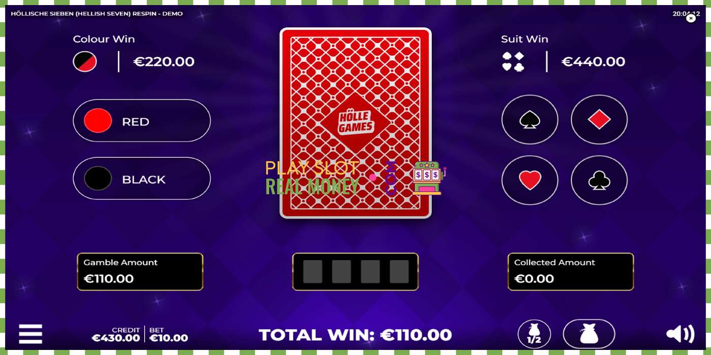 Slot Hellish Seven Respin por diñeiro real, imaxe - 5