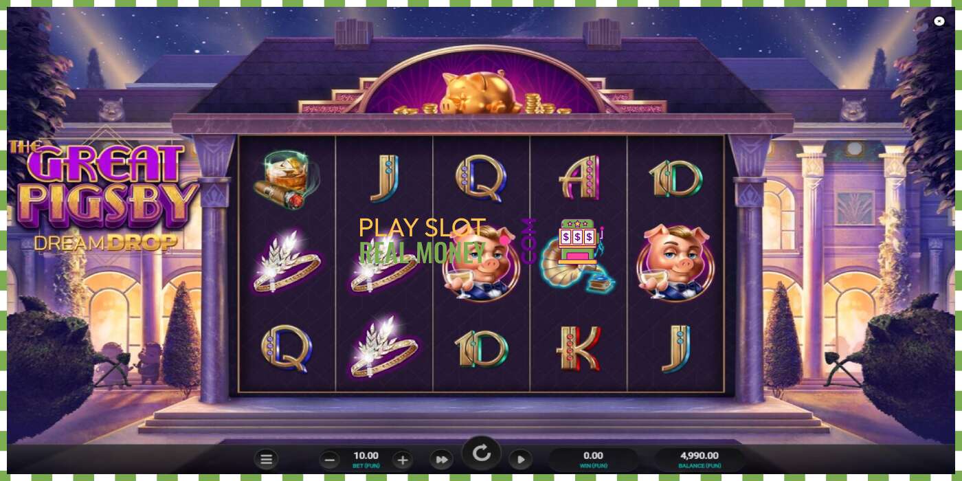 Slot The Great Pigsby Dream Drop për para të vërteta, foto - 2